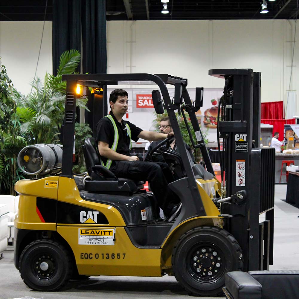 Tradeshow logistics services